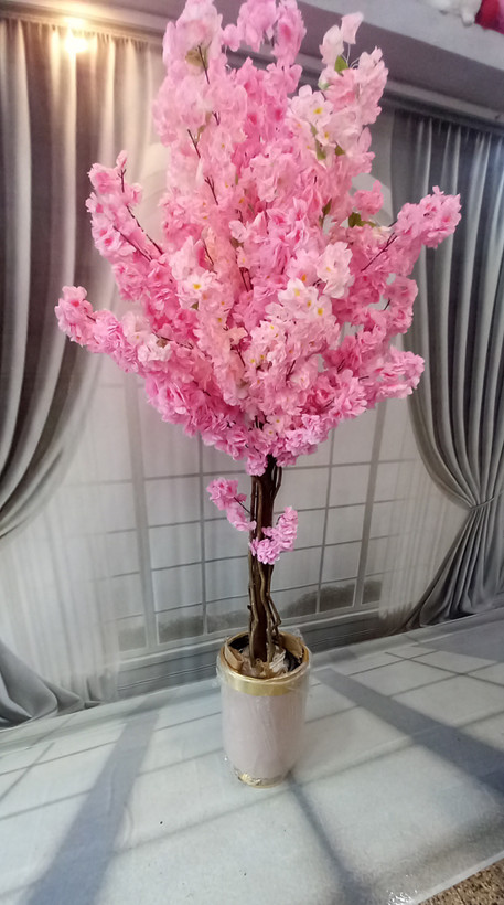 درختچه شکوفه ارتفاع ۱۸۰ مشابه طبیعی وارداتی