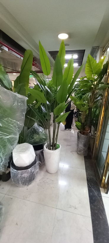 درختچه مصنوعی پرنده بهشتی وارداتی مدل سوزنی با بافتی نرم و زنده نما/ارسال فوری
